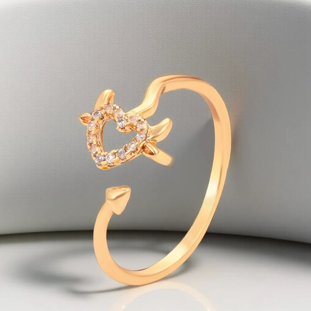 EMBLA Ring Plaquée Or 18K
