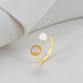 : Bague MARJA Plaquée Or 14K - Bijou Femme | ES Jewelry
