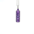 Amethyst Pendant In .925 Sterling Silver - KSP 39209