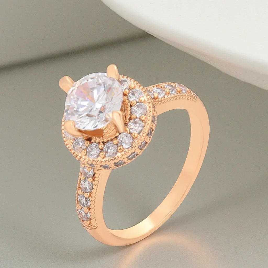 HANNE 18K Rose Gold Plated Ring