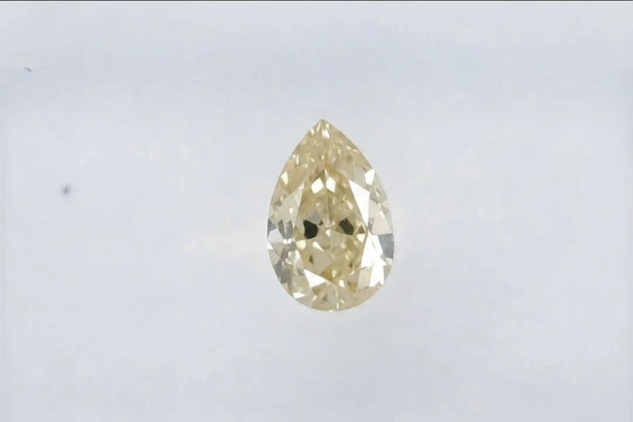 0.33 Carat Fancy Yellow Diamond With Certificate