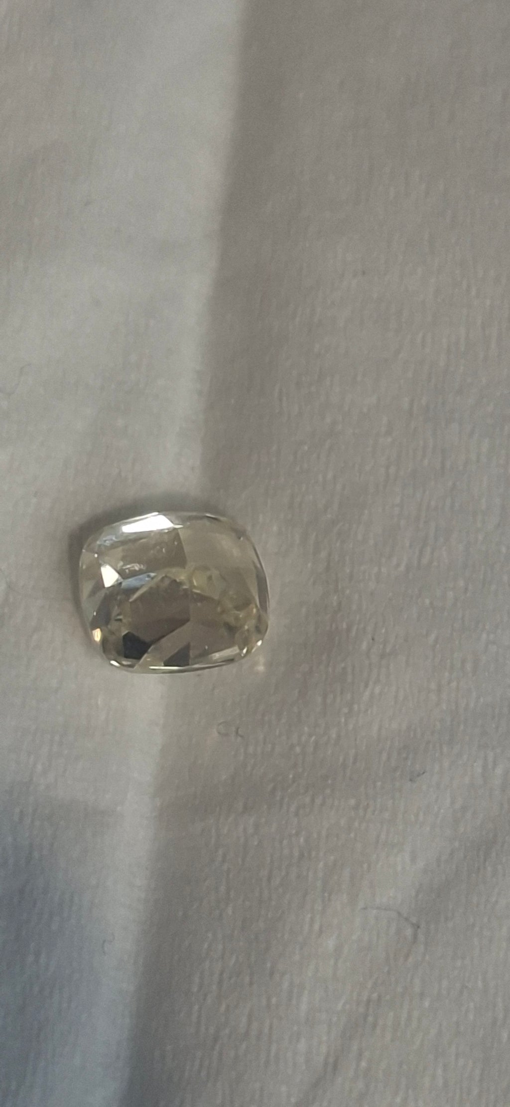 0.61 Carat Fancy Yellow Diamond With Certificate
